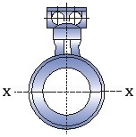 密封水流量計電*的軸線(xiàn)安裝圖